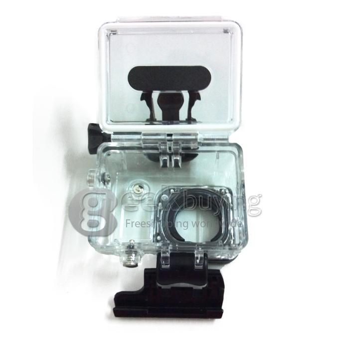Underwater Waterproof Protective Housing Case 45M Depth Water Resistant For Gopro Hero 3 Camera (Black + Transparent)