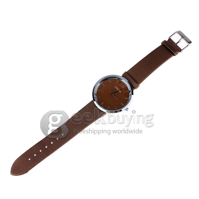 SINOBI 9392 Stainless Steel Water Resistance Fashion & Casual Watches - Brown