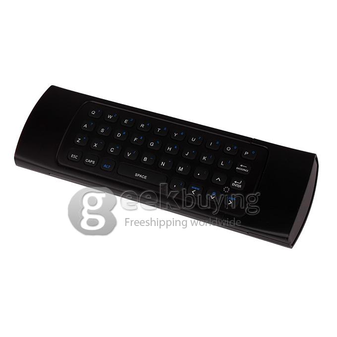 MX3 2.4G 3D Air Mouse & Wireless Keyboard with MIC and IR Learning Mode for TV BOX / Motion Sensing Games