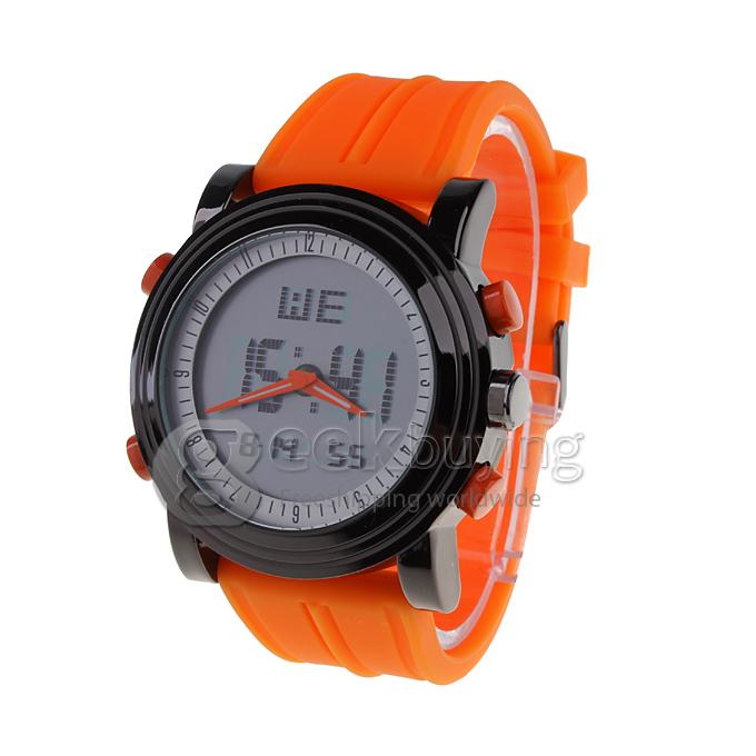 SINOBI 9368 Stainless Steel Fashion & Casual Watches - Orange