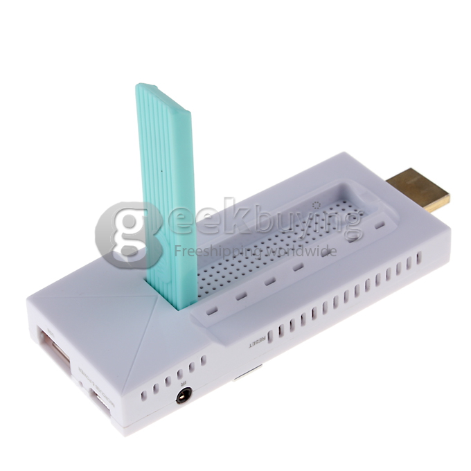 Ugoos UM1 Rockchip RK3066 Dual Core Cortex A9 1.6Ghz Android 4.2.2 OS Mini TV BOX HDMI HDD Player 1G/4G with External Wifi Antenna-White