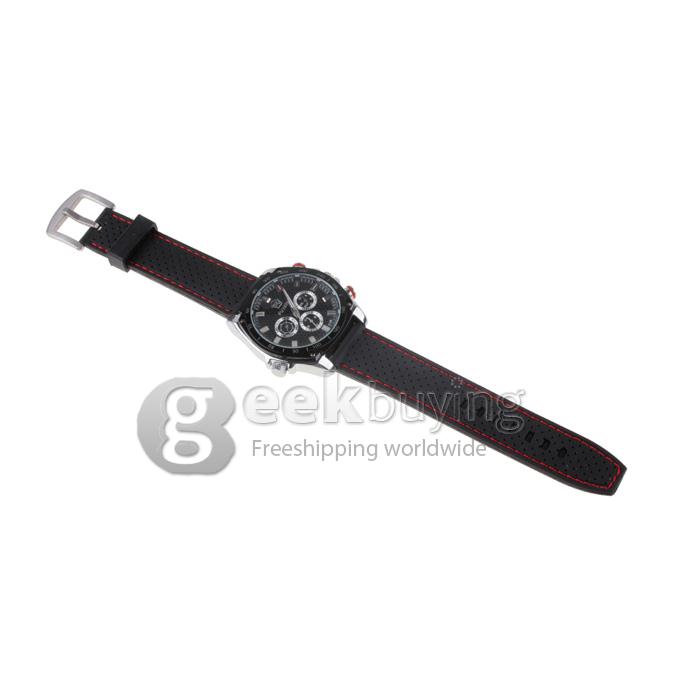 FUYATE Rubber Sport Style Automatic Mechanical Watch with Date Calendar for Male