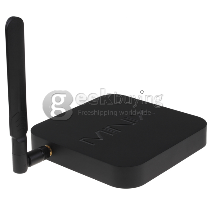 MINIX NEO X7 Quad Core Mini TV BOX Android Jelly Bean 4.2.2 OS Rockchip RK3188 Cortex A9 1.6GHz HDMI HDD Player 2G/16G Bluetooth V4.0 External WiFi Antenna Black