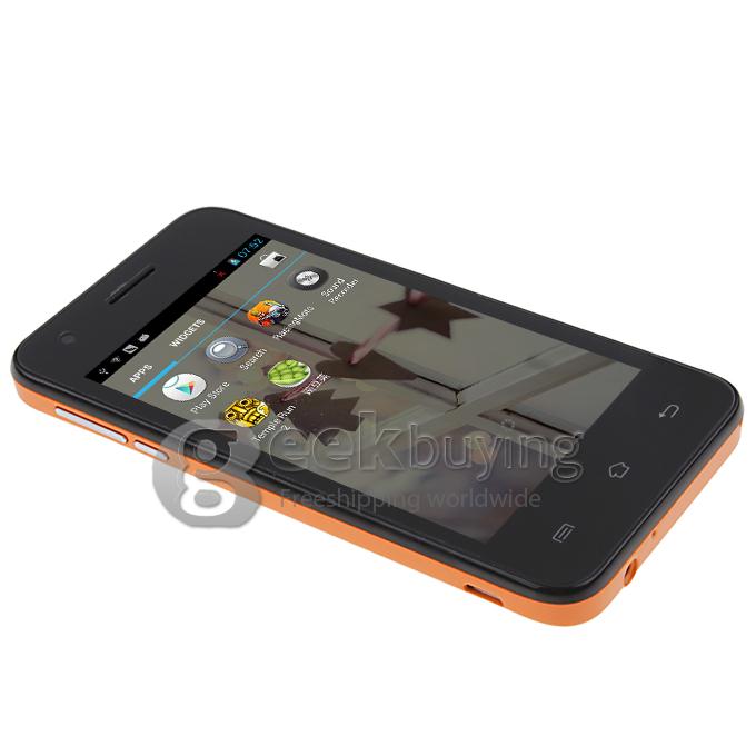 CUBOT GT72 4.0 Inch TFT Screen MTK6572 Dual Core 1.2GHz Smartphone 256MB/512MB 2.0MP Camera Android 4.2 OS with GPS - Orange