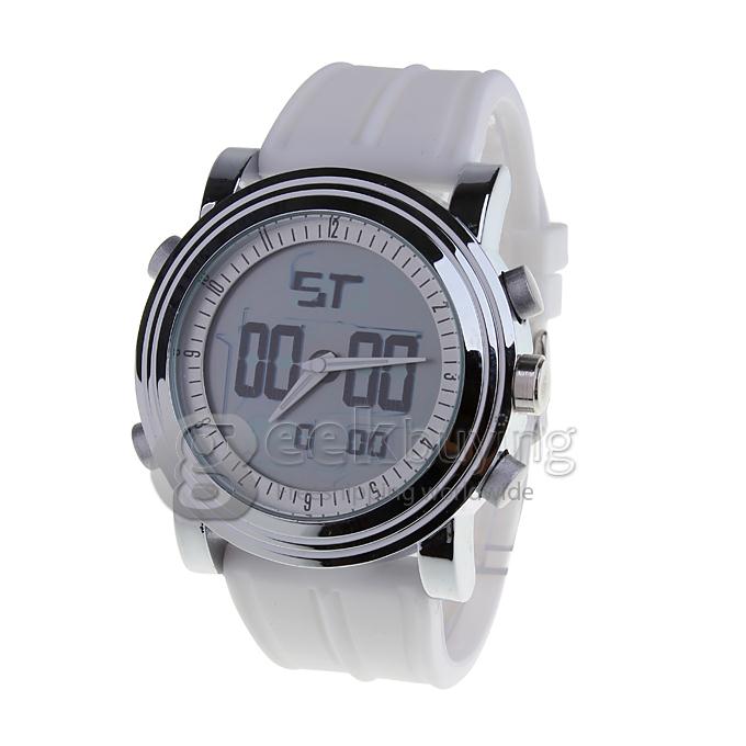 SINOBI 9368 Stainless Steel Fashion & Casual Watches - White