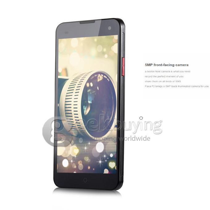 FAEA F2 Elite 5.0Inch OGS IPS Retina Screen MTK6589T Quad Core 1080P 1G+16G 13.0MP Camera Android 4.2 with NFC/OTG/Gyroscope-Black
