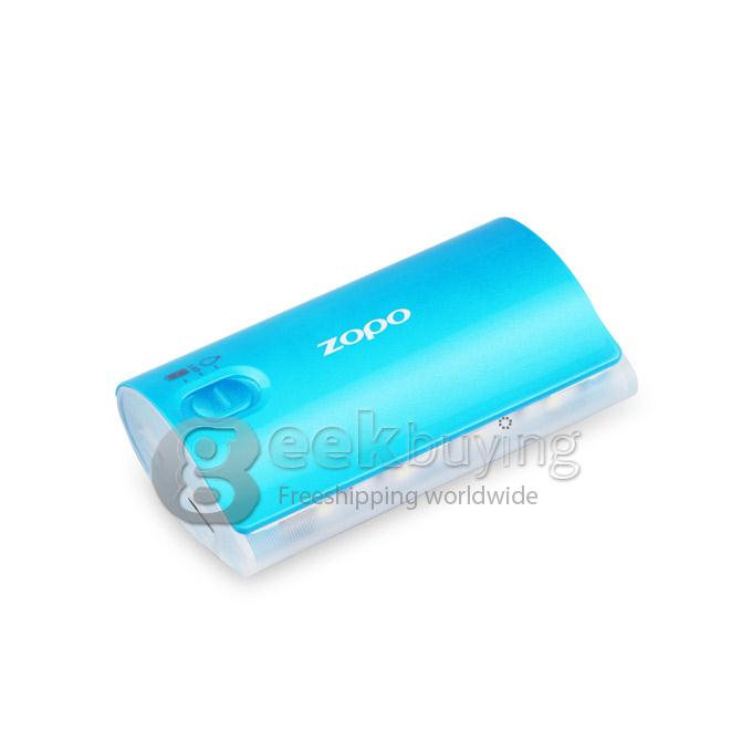ZOPO WT-85 5200mAh USB Power Bank External Battery Charger for Cell Phone Camera MP3 MP4 PSP GPS - Blue