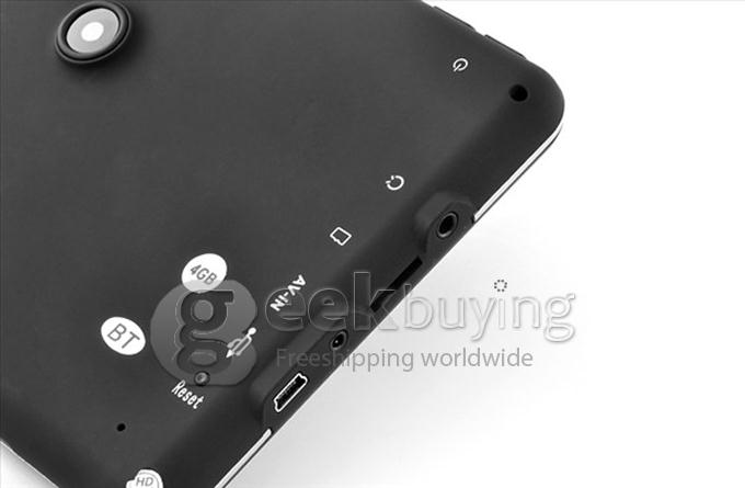 7 Inch TFT- LCD Touchscreen HD 800A-480 Windows 6.0 Car DVR GPS Navigator with 4GB Bluetooth FM - Europe Map