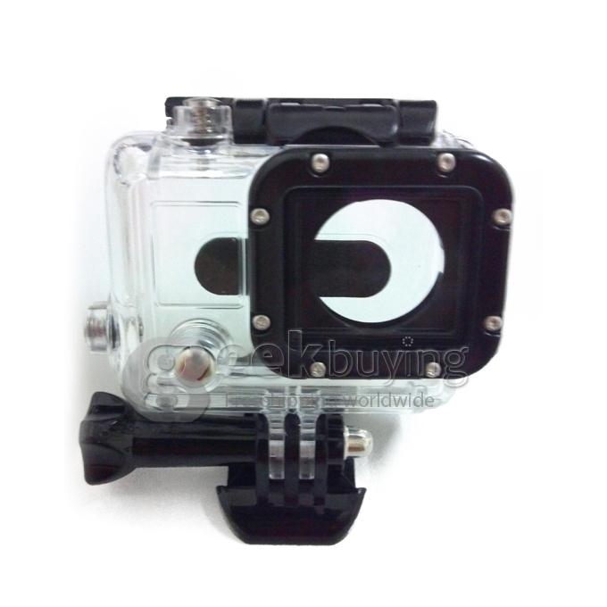 Underwater Waterproof Protective Housing Case 45M Depth Water Resistant For Gopro Hero 3 Camera (Black + Transparent)
