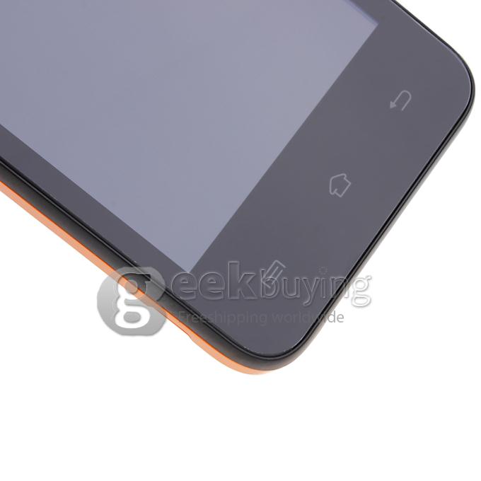 CUBOT GT72 4.0 Inch TFT Screen MTK6572 Dual Core 1.2GHz Smartphone 256MB/512MB 2.0MP Camera Android 4.2 OS with GPS - Orange