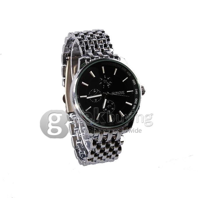 SINOBI 9268 Stainless Steel Men's Fashion & Casual Watches - Silver