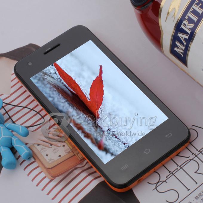 CUBOT GT72 4.0 Inch TFT Screen MTK6572 Dual Core 1.2GHz Smartphone 256MB/512MB 2.0MP Camera Android 4.2 OS with GPS - Orange