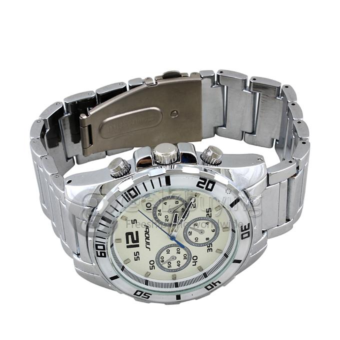 SINOBI 9415 Stainless Steel Fashion & Casual Watches - Silver