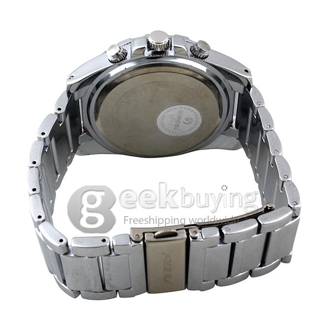 SINOBI 9415 Stainless Steel Fashion & Casual Watches - Silver