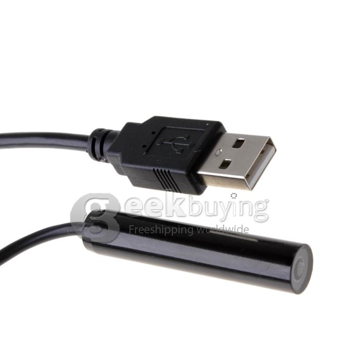 USB 2.0 interface 10mm Camera Head Diameter Waterproof IP66 Wire Endoscope with 4 LED lights - Aluminum Head 5M