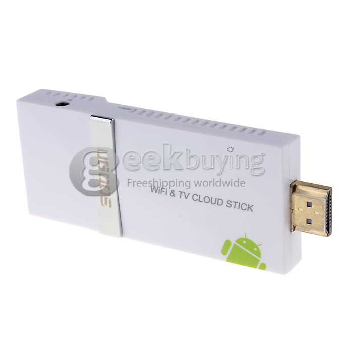 Ugoos UM1 Rockchip RK3066 Dual Core Cortex A9 1.6Ghz Android 4.2.2 OS Mini TV BOX HDMI HDD Player 1G/4G with External Wifi Antenna-White