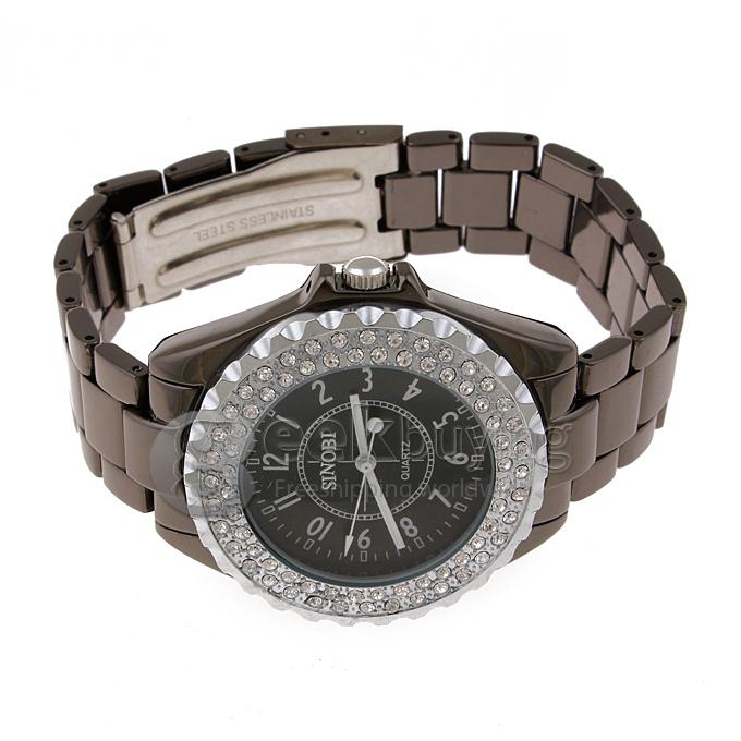SINOBI 1850 Stainless Steel Men's Fashion & Casual Watches-Black