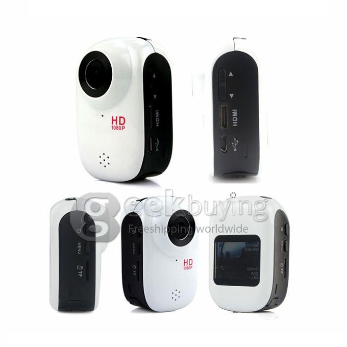 SJ1000 1.5Inch 140 Degree A+ Wide Angle 1920 x 1080 H.264 Outdoor Sports Home Security Deep-water Probing HD DV/CAR DVR /Camera Multiple Languages with 17 Kinds of Original Gadgets (White)