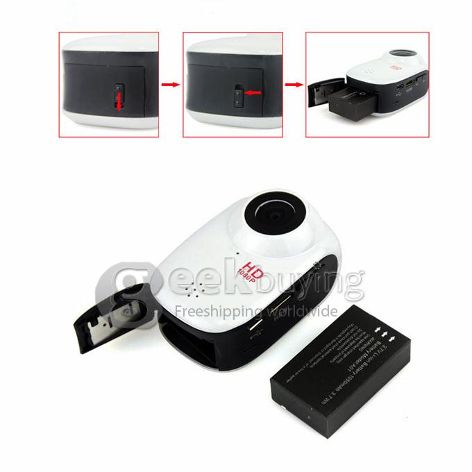 SJ1000 1.5Inch 140 Degree A+ Wide Angle 1920 x 1080 H.264 Outdoor Sports Home Security Deep-water Probing HD DV/CAR DVR /Camera Multiple Languages with 17 Kinds of Original Gadgets (White)