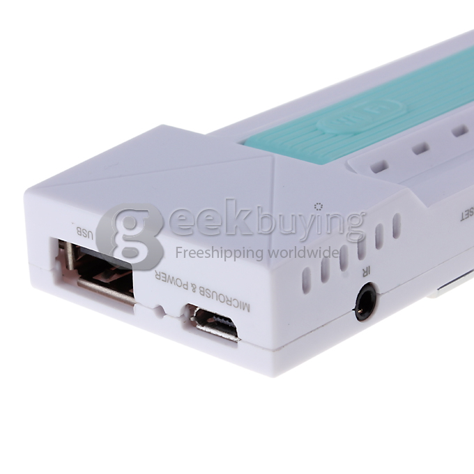 Ugoos UM1 Rockchip RK3066 Dual Core Cortex A9 1.6Ghz Android 4.2.2 OS Mini TV BOX HDMI HDD Player 1G/4G with External Wifi Antenna-White