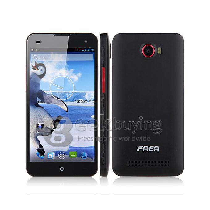 FAEA F2 Elite 5.0Inch OGS IPS Retina Screen MTK6589T Quad Core 1080P 1G+16G 13.0MP Camera Android 4.2 with NFC/OTG/Gyroscope-Black