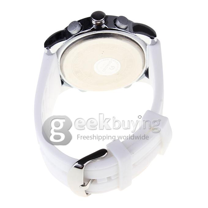 SINOBI 9368 Stainless Steel Fashion & Casual Watches - White