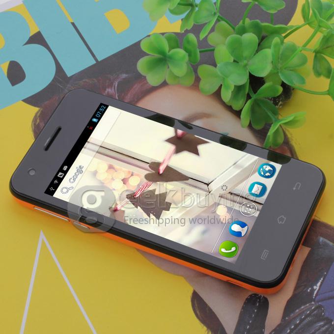 CUBOT GT72 4.0 Inch TFT Screen MTK6572 Dual Core 1.2GHz Smartphone 256MB/512MB 2.0MP Camera Android 4.2 OS with GPS - Orange