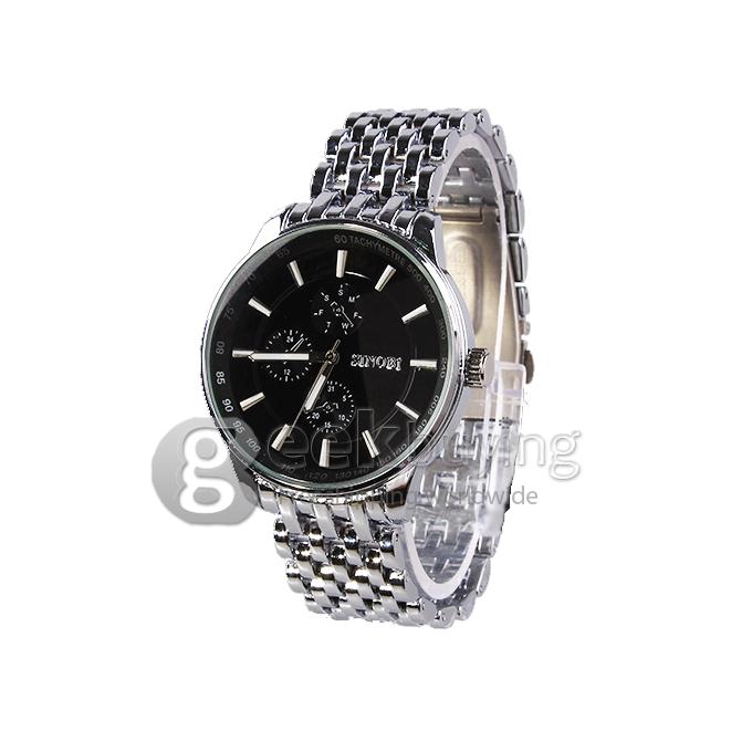 SINOBI 9268 Stainless Steel Men's Fashion & Casual Watches - Silver