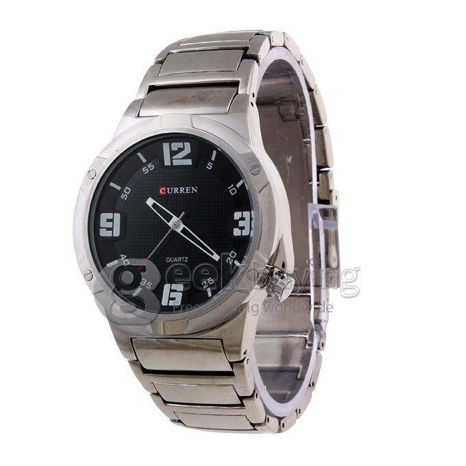 CURREN 8111 Stainless Steel Men's Fashion & Casual Watches - Silver