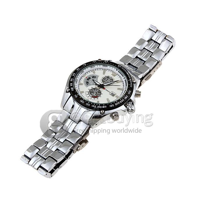 CURREN 8083 Stainless Steel Men's Fashion & Casual Watches - Silver