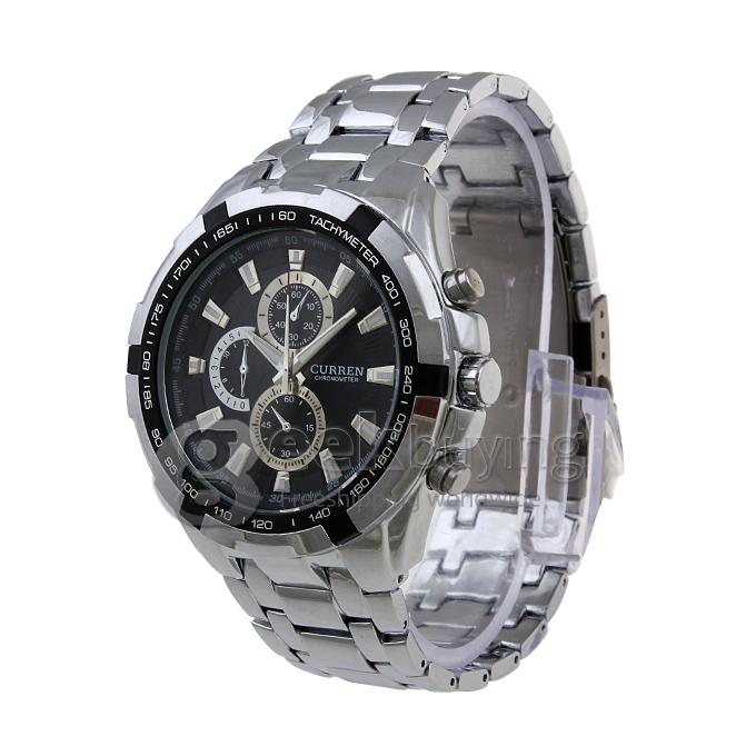 CURREN 8023 Stainless Steel Men's Fashion & Casual Watches - Silver