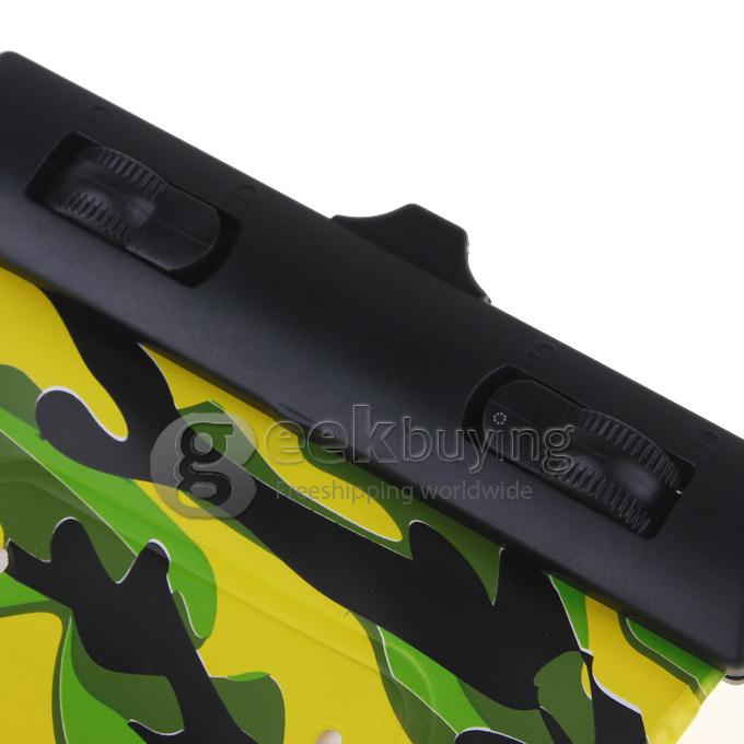 Digital Camera Mobile Phone Waterproof PVC Bag Case Underwater Pouch 16x10CM with Compass - Army Green
