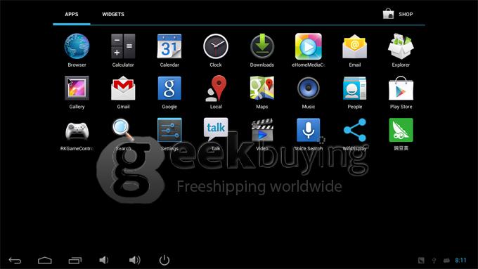 IMITO QX2 RK3188T Quad Core Google Android 4.2.2 OS Cortex-A9 1.4GHz Mini PC TV Box 2G/8G Bluetooth WIFI - Black