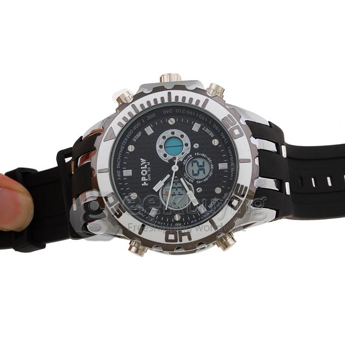 I-POLW 591 30 Meters Waterproof Fashion Sports Utility Watch - White