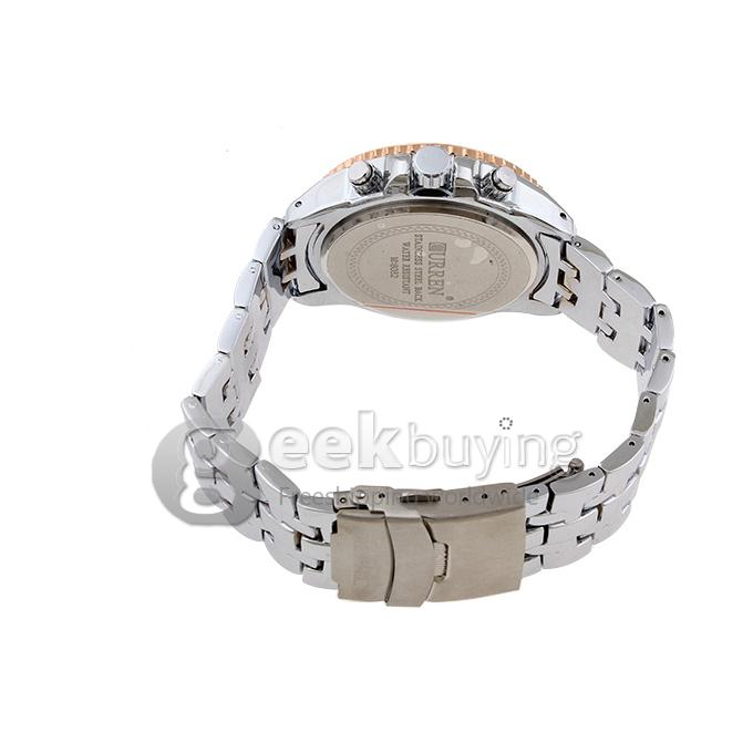CURREN 8082 Stainless Steel Men's Fashion & Casual Watches - Silver