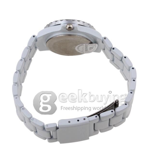SINOBI 1850 Stainless Steel Women's Fashion Watches - White