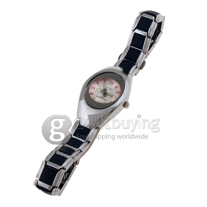 SINOBI 3078 Stainless Steel Women's Fashion & Casual Watches - Silver + Black