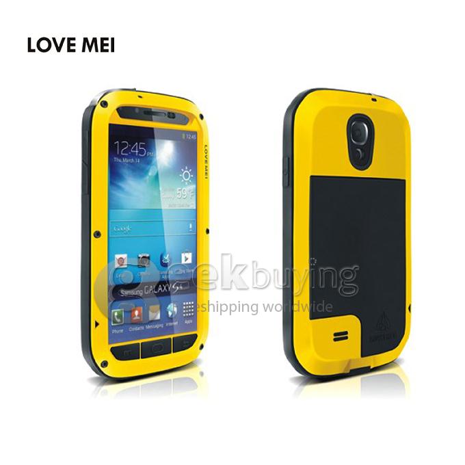 LOVE MEI Weather/Dirt/Shockproof Protect Case for Samsung Galaxy S4 IV i9500 - Yellow