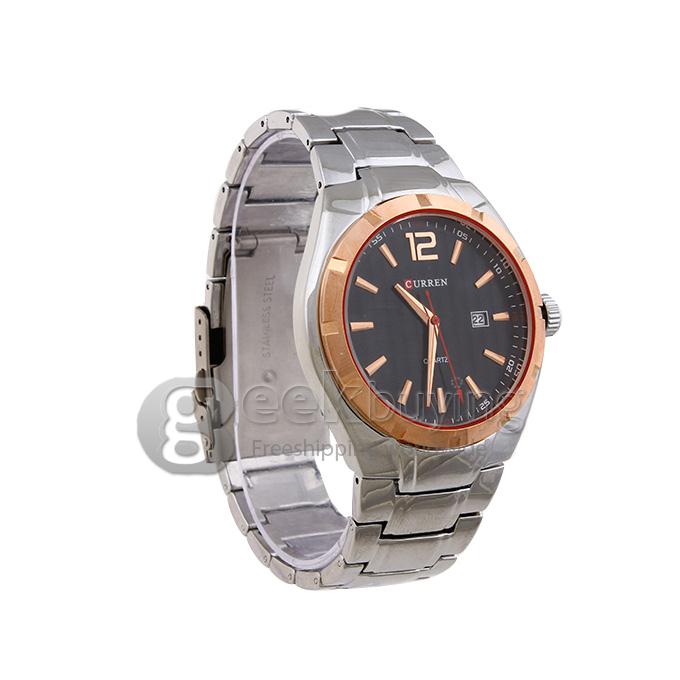 CURREN 8103 Stainless Steel Men's Fashion & Casual Watches - Silver