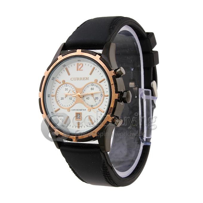 CURREN 8066 Stainless Steel Men's Fashion & Casual Watches - Black