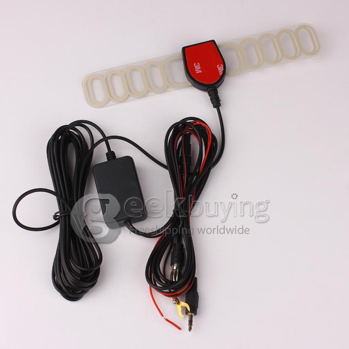 5M DC12V 20Dbi Digital TV/FM Enhanced Zoom Antenna With Amplifier for All Vehicles