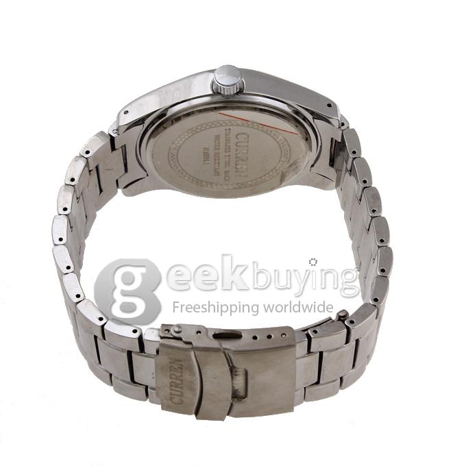 CURREN 8061 Stainless Steel Men's Fashion & Casual Watches - Silver