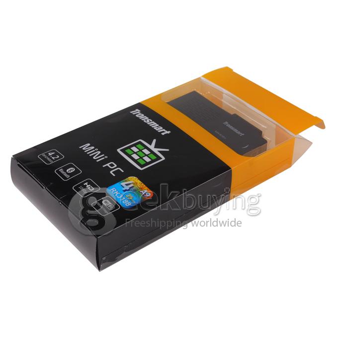 Tronsmart MK808II (Updagraded MK808) Rockchip RK3066 Dual Core TV Box Mini PC Google Android 4.2.2 OS 1G/8G WIFI/Bluetooth with External Wifi Antenna - Black