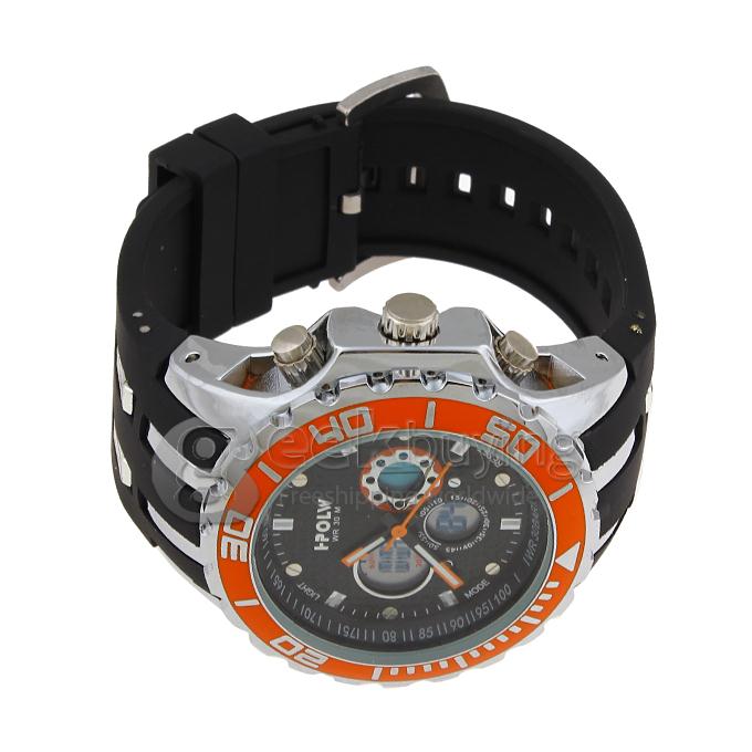 I-POLW 591 30 Meters Waterproof Fashion Sports Utility Watch - Orange