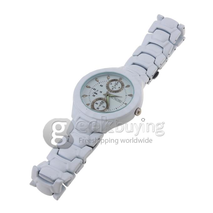 SINOBI 3595 Stainless Steel Men's Fashion & Casual Watches - White