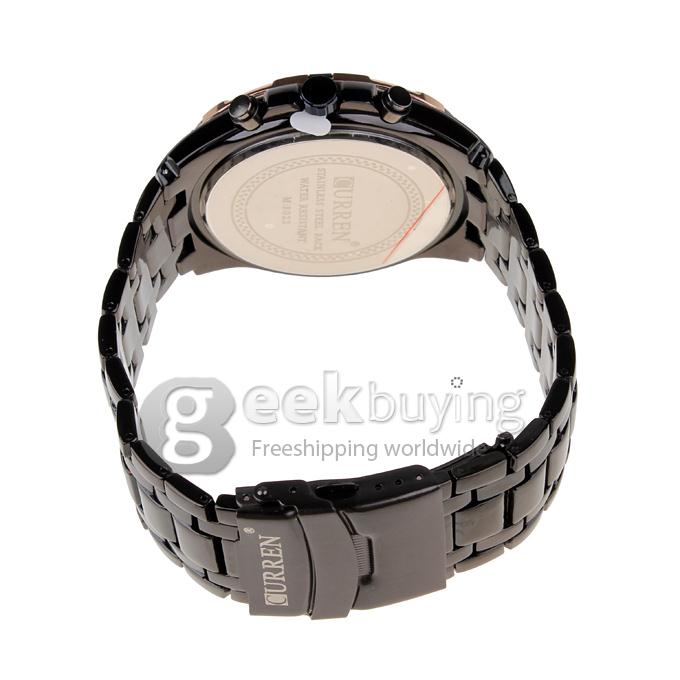 CURREN 8023 Stainless Steel Men's Fashion & Casual Watches - Black