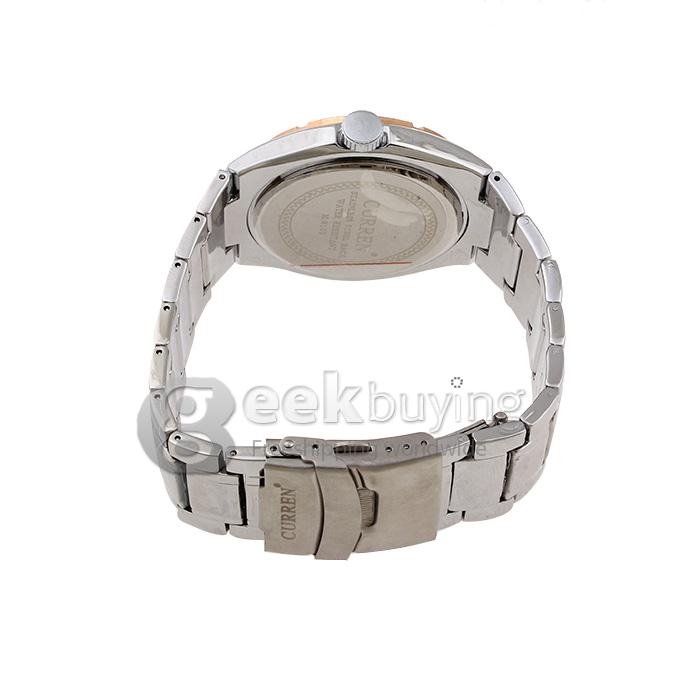 CURREN 8103 Stainless Steel Men's Fashion & Casual Watches - Silver