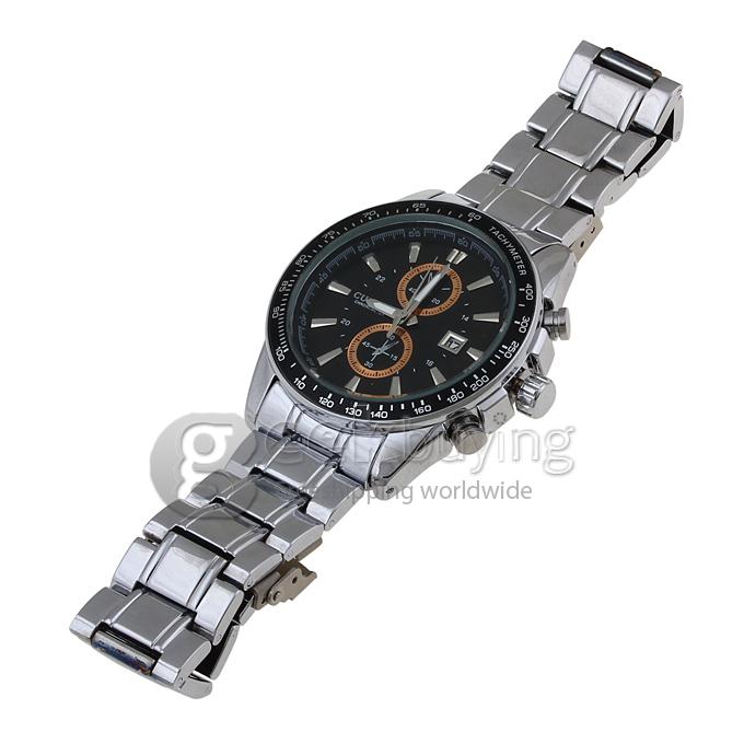 CURREN 8010 Stainless Steel Men's Fashion & Casual Watches - Silver