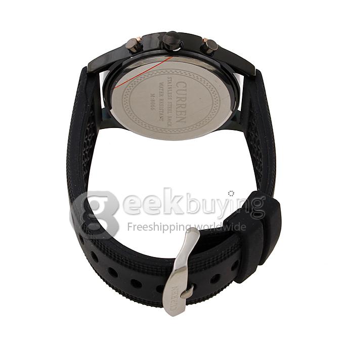 CURREN 8066 Stainless Steel Men's Fashion & Casual Watches - Black