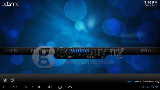 IMITO QX2 RK3188T Quad Core Google Android 4.2.2 OS Cortex-A9 1.4GHz Mini PC TV Box 2G/8G Bluetooth WIFI - Black